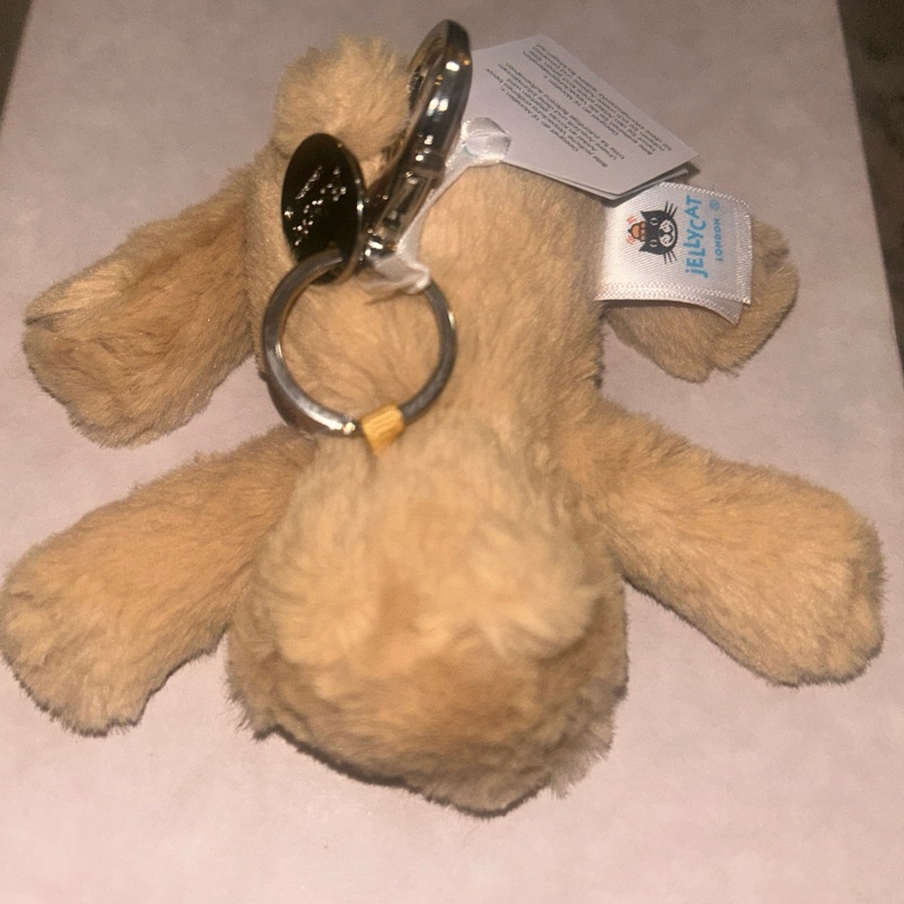 Jellycat Smudge Bear Bag Charm - Picture 2 of 3